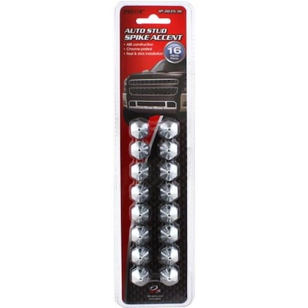 Pilot Automotive Pilot Automotive IP-3035-16 Auto Stud Spike Accents Kit; 16 Piece IP-3035-16